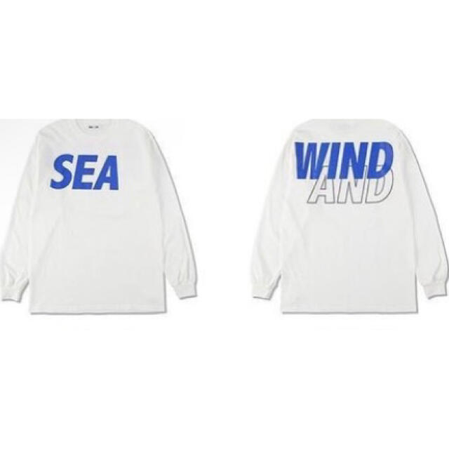 wind and sea L/S T-SHIRT Lサイズ ホワイト - Tシャツ/カットソー(七 ...