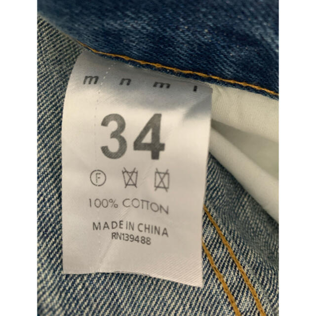 送料込み！mnml denim pants 34inch メンズのパンツ(デニム/ジーンズ)の商品写真