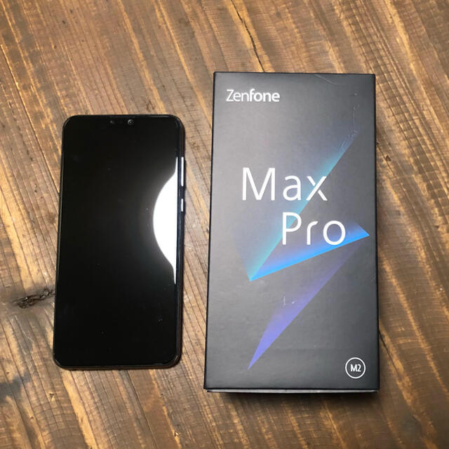 zenfone max pro m2　コズミックチタニウム