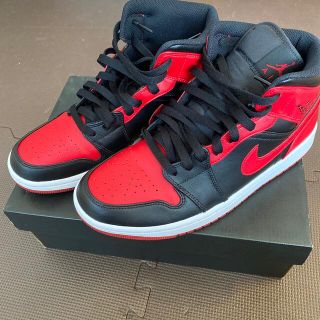 ナイキ NIKE  JORDAN1 ブルズカラー　26cm 未使用(スニーカー)