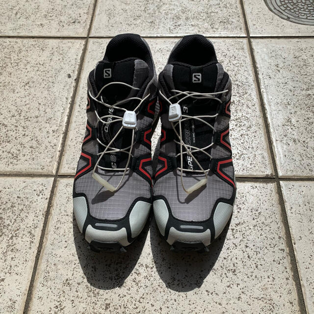 【6月末まで限定価格】salomon speedcross 3 グレーピンク