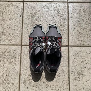 サロモン(SALOMON)の【6月末まで限定価格】salomon speedcross 3 グレーピンク(スニーカー)