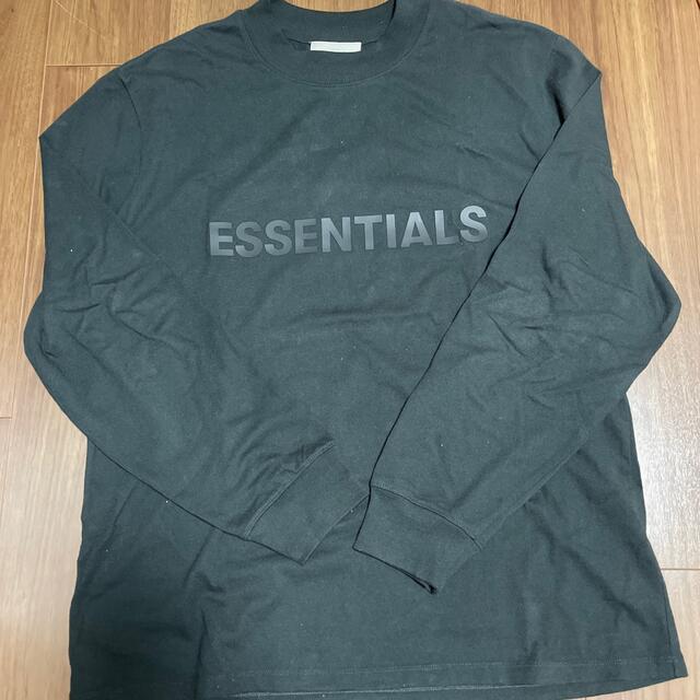 Essential(エッセンシャル)の正規品ESSENTIALS ブラック　ロンT メンズのトップス(Tシャツ/カットソー(七分/長袖))の商品写真