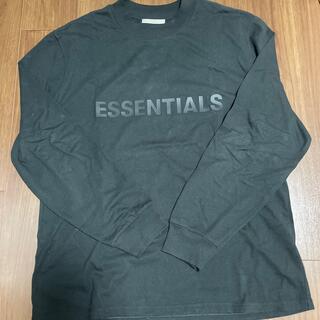 エッセンシャル(Essential)の正規品ESSENTIALS ブラック　ロンT(Tシャツ/カットソー(七分/長袖))