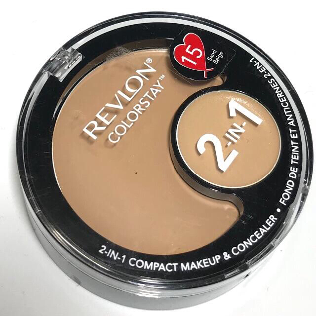 REVLON(レブロン)のレブロン カラーステイ ツーインワン コンパクト 15 サンドベージュ 2IN1 コスメ/美容のベースメイク/化粧品(ファンデーション)の商品写真