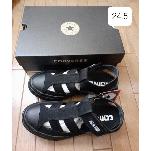 CONVERSE(コンバース)のコンバースグラディエーターサンダル ブラック 24.5 レディースの靴/シューズ(サンダル)の商品写真