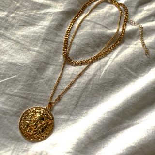 フラワー(flower)の୨୧ Vintage rétro lion medal choker(ネックレス)