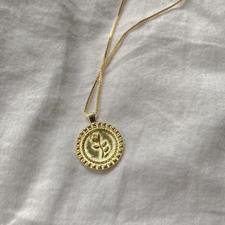 ロキエ(Lochie)の୨୧ Vintage rétro Rose Coin Necklace(ネックレス)