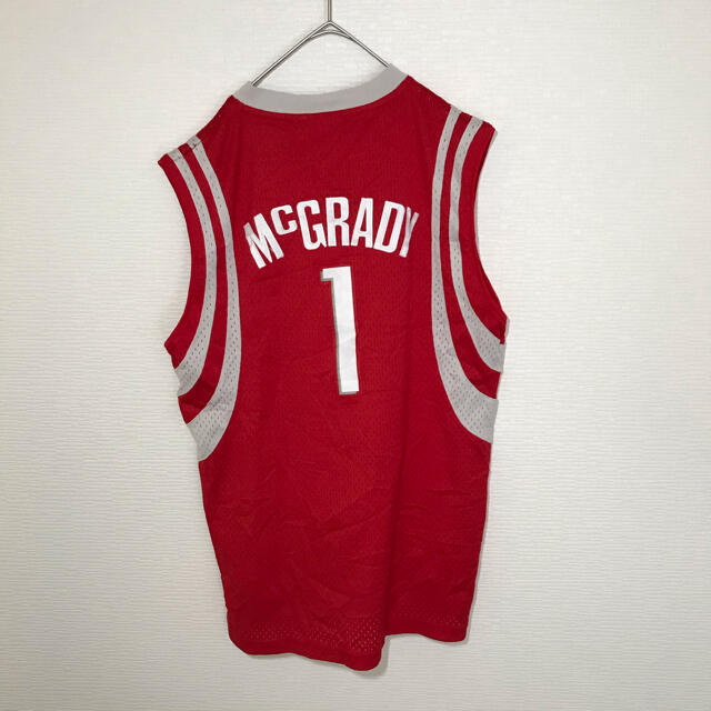 adidas(アディダス)のアディダス ヒューストンロケッツ 1番 MCGRADY ユニフォーム L スポーツ/アウトドアのスポーツ/アウトドア その他(バスケットボール)の商品写真