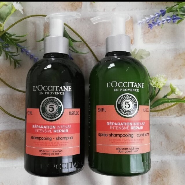 L'OCCITANE(ロクシタン)のロクシタン L'OCCITANE シャンプー&コンディショナー500ml  コスメ/美容のヘアケア/スタイリング(シャンプー/コンディショナーセット)の商品写真