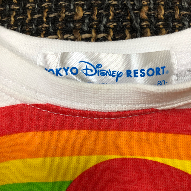Disney(ディズニー)のディズニー ミッキー 半袖 Tシャツ 80 キッズ/ベビー/マタニティのベビー服(~85cm)(Ｔシャツ)の商品写真