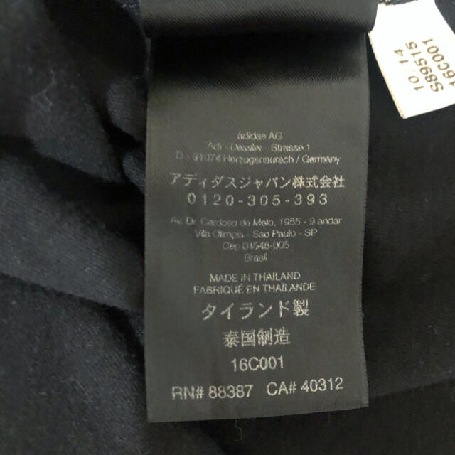 Y-3(ワイスリー)のY-3 カットソー ブラック　Mサイズ メンズのトップス(Tシャツ/カットソー(半袖/袖なし))の商品写真