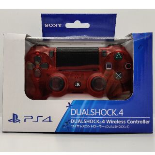 プレイステーション4(PlayStation4)の★超美品★純正品DUALSHOCK4★レッドクリスタル★PS4★SONY★(その他)