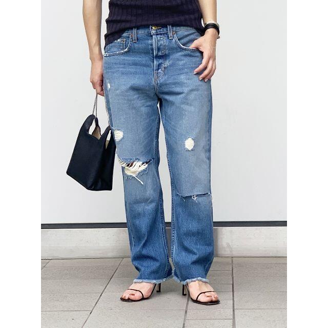 deuxieme classe B SIDE BLUE JEANS ワイドデニム