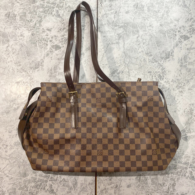 高品質 ダミエ ルイヴィトン - VUITTON LOUIS チェルシー 鍵有 バッグ