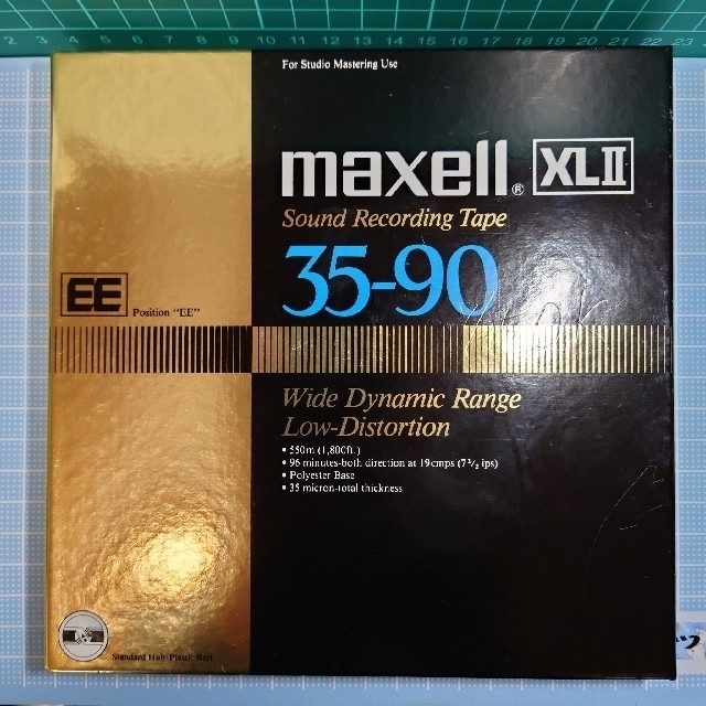 maxell(マクセル)のmaxell  XL ⅠⅠ  オープンリールテープ  35-90(7号) スマホ/家電/カメラのオーディオ機器(その他)の商品写真