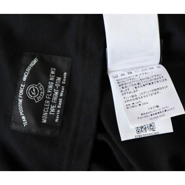 MONCLER(モンクレール)の正規本物コラボ！新品タグ付き【モンクレールジーニアス】コラボ Tシャツ 黒 L メンズのトップス(Tシャツ/カットソー(半袖/袖なし))の商品写真