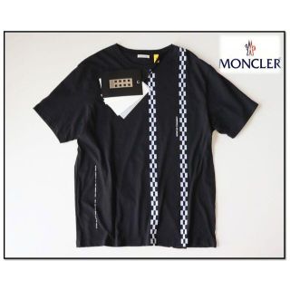 モンクレール(MONCLER)の正規本物コラボ！新品タグ付き【モンクレールジーニアス】コラボ Tシャツ 黒 L(Tシャツ/カットソー(半袖/袖なし))