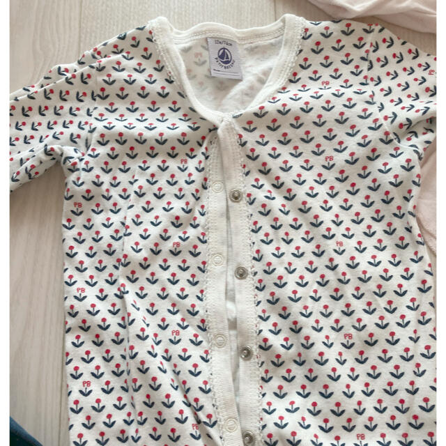 PETIT BATEAU(プチバトー)のプチバトー　女の子　セット キッズ/ベビー/マタニティのベビー服(~85cm)(ロンパース)の商品写真