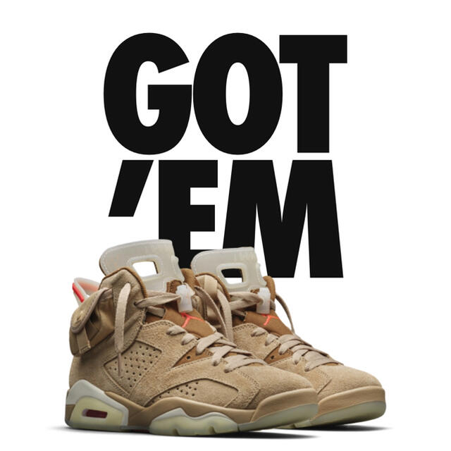 正規品 TRAVIS SCOTT X NIKE AIR JORDAN 6