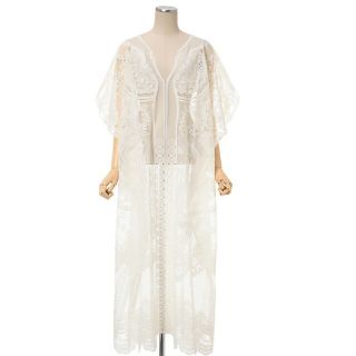 マメ(mame)のCurtain Lace Dress(ロングワンピース/マキシワンピース)