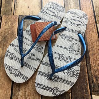 ハワイアナス(havaianas)のhavaianas(ハワイアナス)レディース　ビーチサンダル24〜24.5㎝ (ビーチサンダル)