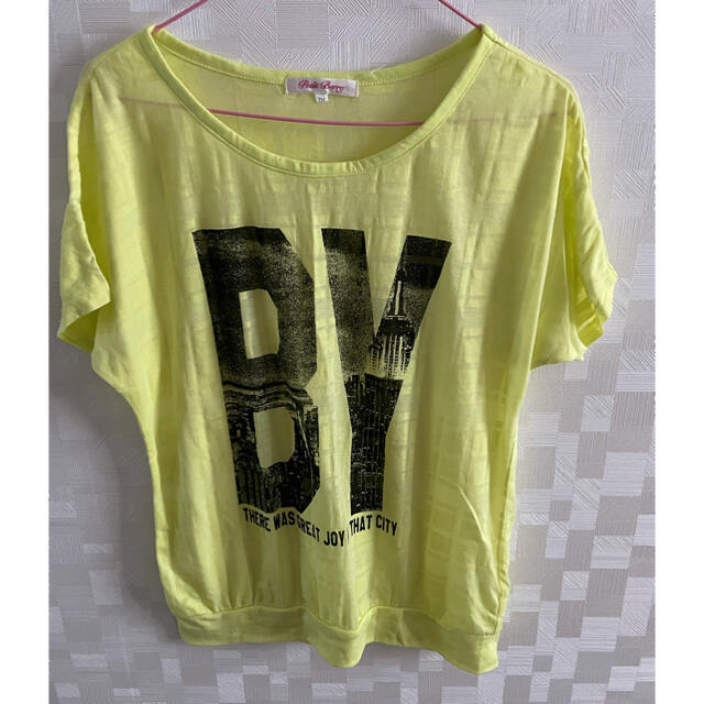 Tシャツ イエロー レディース レディースのトップス(シャツ/ブラウス(半袖/袖なし))の商品写真
