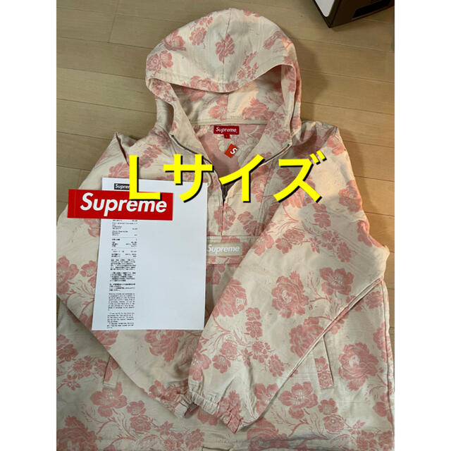 supreme floral tapestry anorak L pink 新品