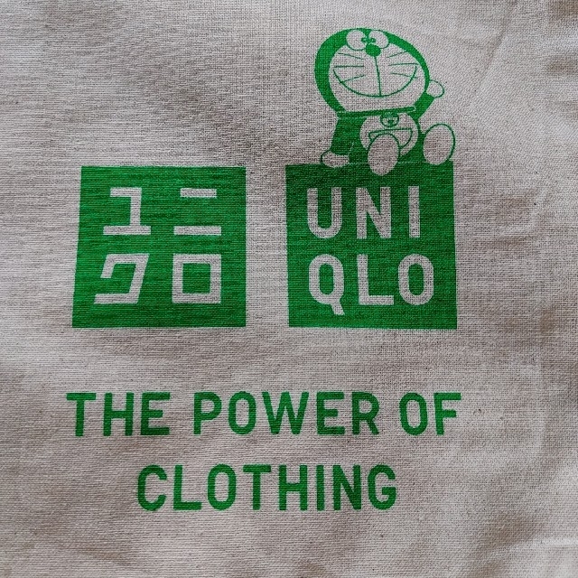 UNIQLO(ユニクロ)のユニクロ　ドラえもんエコバッグ　エコバッグ　ドラえもんトートバッグ　ドラえもん レディースのバッグ(エコバッグ)の商品写真