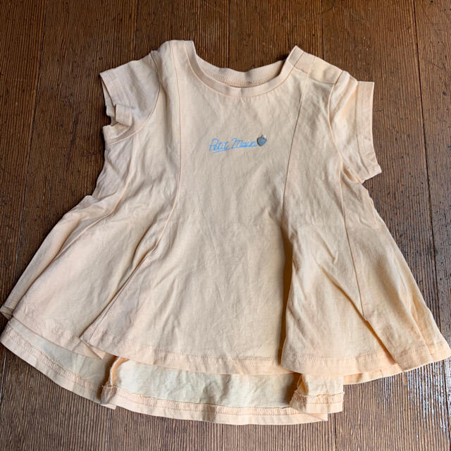 petit main(プティマイン)の専用　プティマインのTシャツ計2枚 キッズ/ベビー/マタニティのキッズ服女の子用(90cm~)(Tシャツ/カットソー)の商品写真