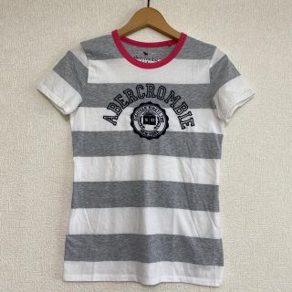 アバクロンビーアンドフィッチ(Abercrombie&Fitch)のアバクロキッズ　ボーダーT 15/16(Tシャツ(半袖/袖なし))