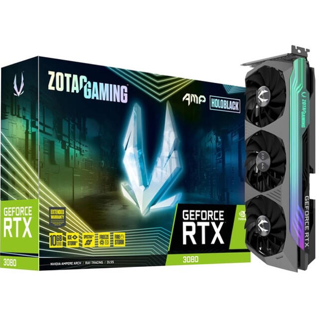 ZOTAC GAMING GeForce RTX 3080 AMP HoloPCパーツ