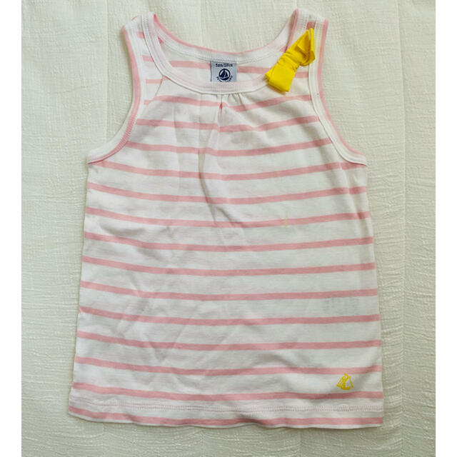 PETIT BATEAU(プチバトー)のプチバトー　タンクトップ キッズ/ベビー/マタニティのキッズ服女の子用(90cm~)(Tシャツ/カットソー)の商品写真