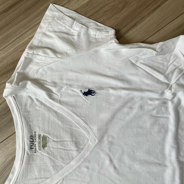 POLO RALPH LAUREN(ポロラルフローレン)のPOLO Ralph Lauren  白T 美品　S  メンズのトップス(Tシャツ/カットソー(半袖/袖なし))の商品写真