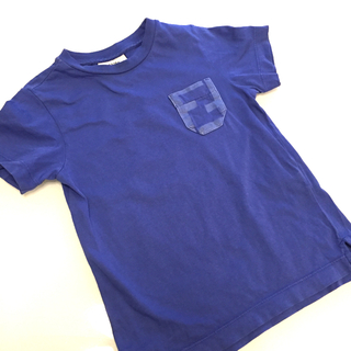 フェンディ(FENDI)のフェンディ  FENDI Tシャツ  トップス カットソー ブルー(Tシャツ/カットソー)