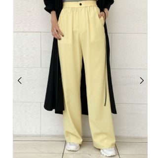 ハイク(HYKE)のHYKE ハイク STRETCH WIDE LEG PANTS(カジュアルパンツ)