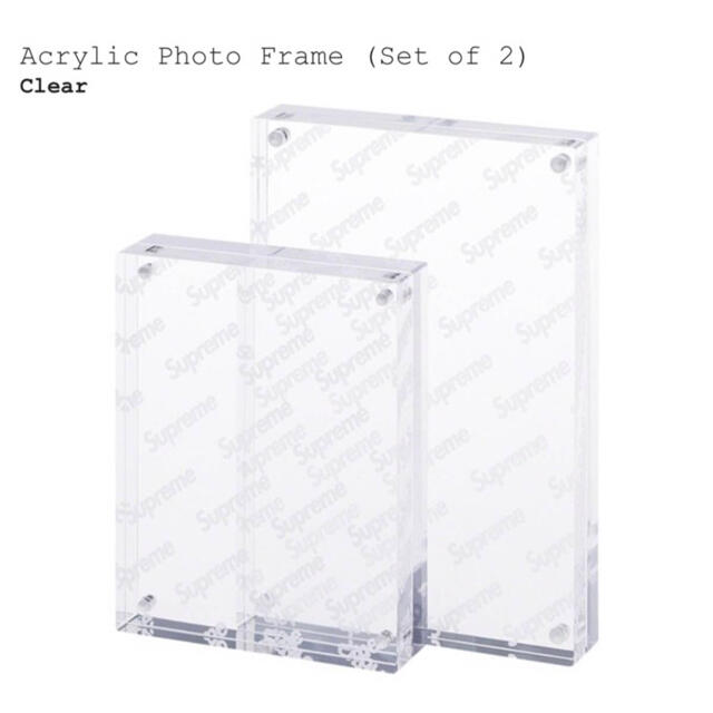 Supreme(シュプリーム)のSupreme Acrylic Photo Frame(Set of 2) メンズのファッション小物(その他)の商品写真