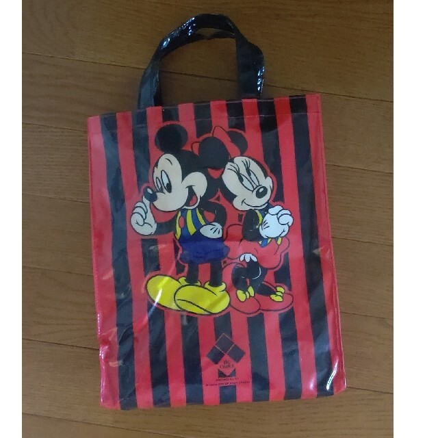 ディズニー ミッキー ミニー ナイロンコーティング 手提げ トートバッグ 通園の通販 by おはな's shop|ラクマ