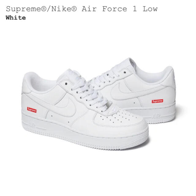 Supreme®/Nike® Air Force 1 Low 26cm