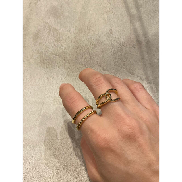 リング　ring 3点set gold 指輪　アクセサリー　accessory レディースのアクセサリー(リング(指輪))の商品写真