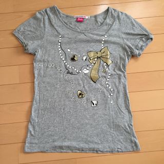 ユニクロ(UNIQLO)のUNIQLO☆グレーTシャツ(Tシャツ(半袖/袖なし))