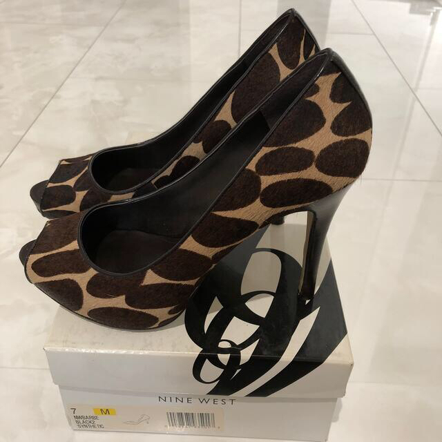 NINE WEST(ナインウエスト)のNINE WEST オープントゥハイヒール レディースの靴/シューズ(ハイヒール/パンプス)の商品写真