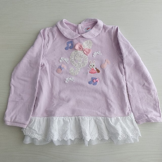 mikihouse(ミキハウス)のMIKI HOUSE ミキハウス 女の子 110 長袖 キッズ/ベビー/マタニティのキッズ服女の子用(90cm~)(Tシャツ/カットソー)の商品写真