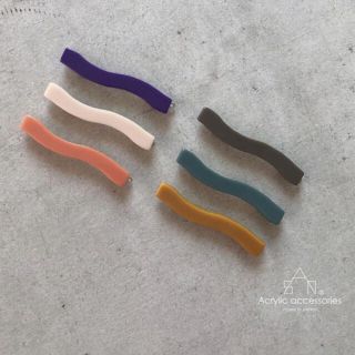 cocoa様専用　　sAn  バレッタ ピン　[Courbe hair pin](バレッタ/ヘアクリップ)