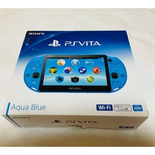 プレイステーションヴィータ(PlayStation Vita)の☆本体未使用品 限定1台☆PSVita PCH-2000 ZA23 アクアブルー(家庭用ゲーム機本体)