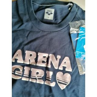 アリーナ(arena)の新品　タグ付き　arena Ｔシャツ　ネイビー(Tシャツ(半袖/袖なし))