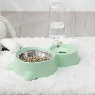 ペット給水器 猫 水 ペットボウル スタンドセット フードボウル 給水器(猫)