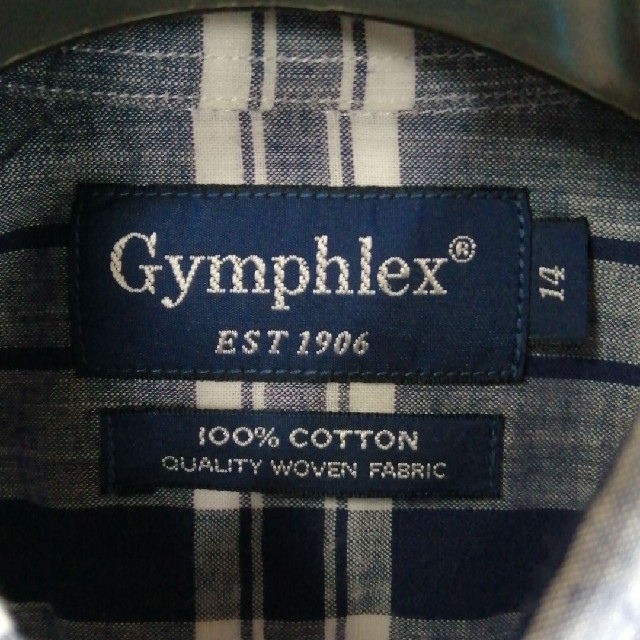 GYMPHLEX(ジムフレックス)のGymphlex ジムフレックス  チェック シャツ  サイズ14 レディースのトップス(シャツ/ブラウス(長袖/七分))の商品写真