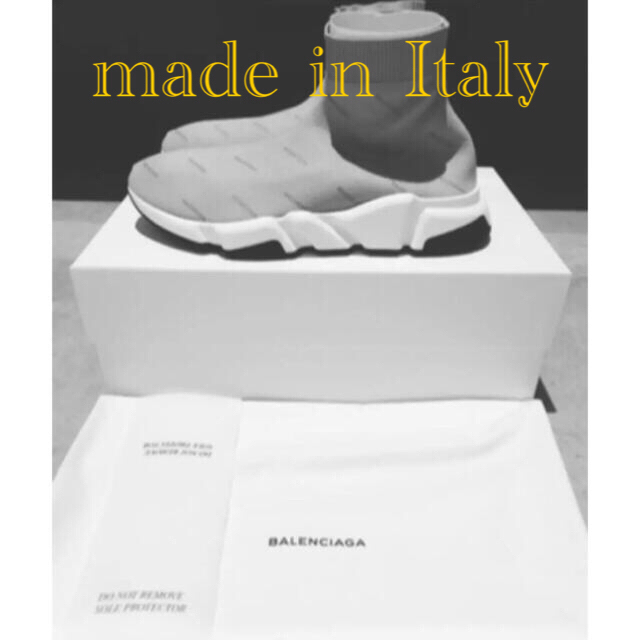 期間限定お値下げ中 完売品 新品 イタリア製 バレンシアガ スピード