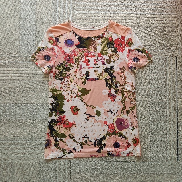 Tory Burch - 美品Tory Burch半袖Tシャツ⭐XS花柄ピンクの通販 by